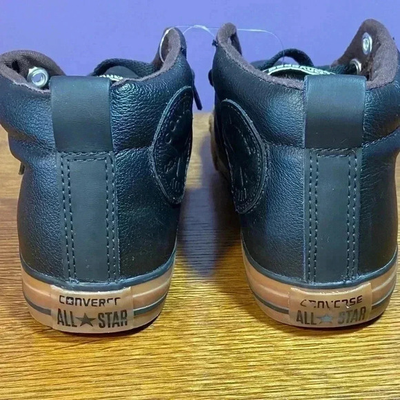 Vintage Converse Men's Sneakers 6 Black All Star‎ Chuck Taylor Street Mid Retro - Picture 4 of 8